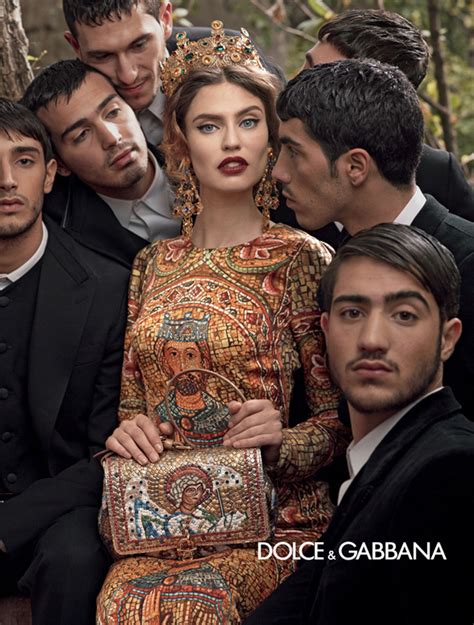 dolce gabbana on|dolce and gabbana model female.